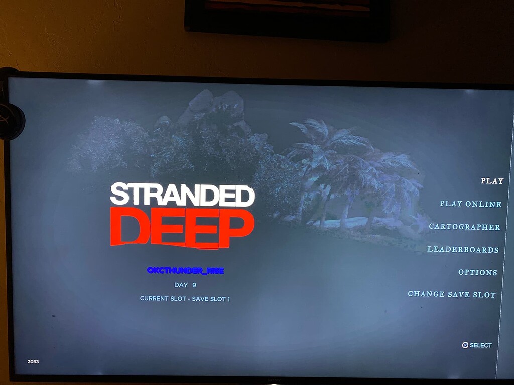 PS5 2083 Not loading saved game - [Console] Bug Reports - Stranded Deep
